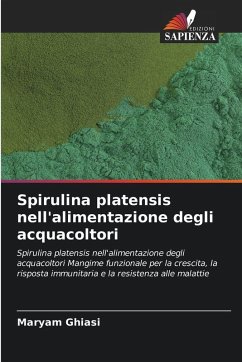 Cover Spirulina platensis nell'alimentazione degli acquacoltori