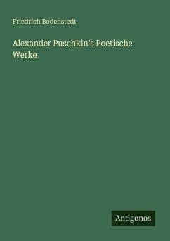 Cover Alexander Puschkin's Poetische Werke