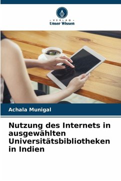 Cover Nutzung des Internets in ausgewählten Universitätsbibliotheken in Indien