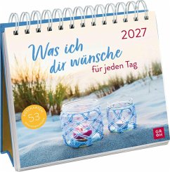 Cover Postkartenkalender 2027: Was ich dir wünsche für jeden Tag