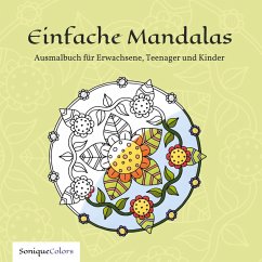 Cover Einfache Mandalas - Ausmalbuch für Erwachsene, Teenager und Kinder