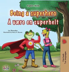 Cover Being a Superhero (English Norwegian Bilingual Children's Book)