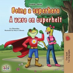 Cover Being a Superhero (English Norwegian Bilingual Children's Book)