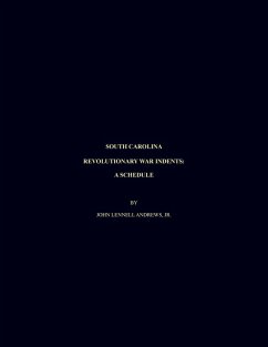Cover South Carolina Revolutionary War Indents