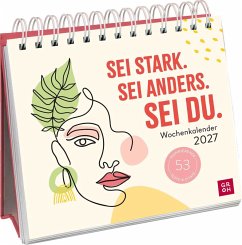 Cover Wochenkalender 2027: Sei stark. Sei anders. Sei DU.