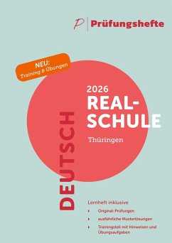 Cover Prüfungsheft & Training - 2026 Deutsch Realschule - Thüringen - Original-Prüfungen und Lösungen