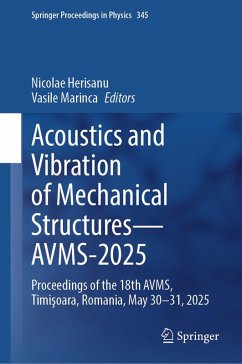 Cover Acoustics and Vibration of Mechanical Structures-AVMS-2025 (eBook, PDF)
