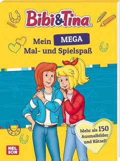 Cover Bibi und Tina: Mein MEGA Mal- und Spielspaß  (Restauflage)