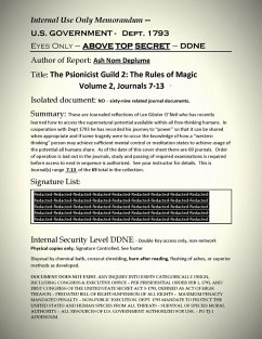 Cover The Psionicist Guild 2:The Rules of Magic Volume 2, Journals 7-13 (eBook, ePUB)