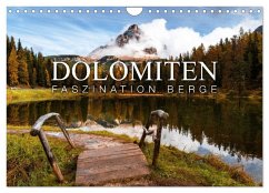 Cover Die Dolomiten - Faszination Berge (Wandkalender 2026 DIN A4 quer), CALVENDO Monatskalender