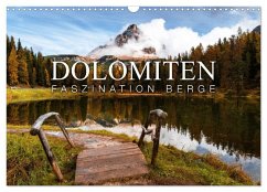 Cover Die Dolomiten - Faszination Berge (Wandkalender 2026 DIN A3 quer), CALVENDO Monatskalender