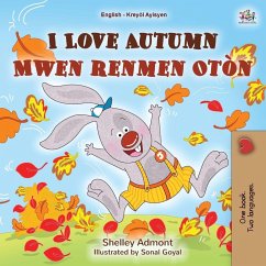Cover I Love Autumn (English Haitian Creole Bilingual Book for Kids)