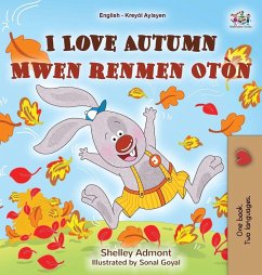 Cover I Love Autumn (English Haitian Creole Bilingual Book for Kids)