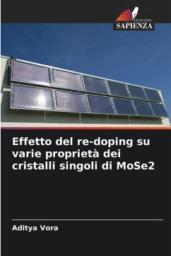 Cover Effetto del re-doping su varie proprietà dei cristalli singoli di MoSe2