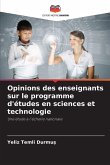 Opinions des enseignants sur le programme d'études en sciences et technologie