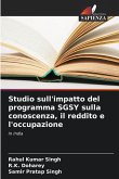 Studio sull'impatto del programma SGSY sulla conoscenza, il reddito e l'occupazione