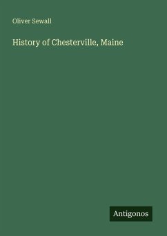 Cover History of Chesterville, Maine