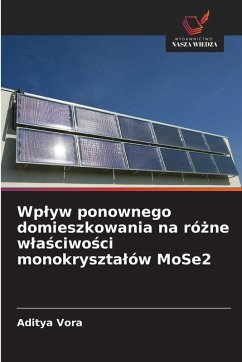 Cover Wp¿yw ponownego domieszkowania na ró¿ne w¿a¿ciwo¿ci monokryszta¿ów MoSe2