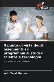 Il punto di vista degli insegnanti sul programma di studi di scienze e tecnologia