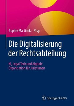 Cover Die Digitalisierung der Rechtsabteilung (eBook, PDF)