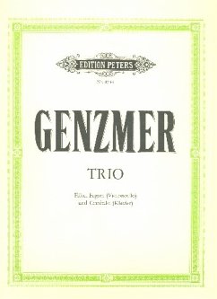 Cover Trio für Flöte, Fagott (Vc) und Cembalo (Klavier) Partitur und 2 Stimmen