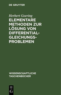 Cover Elementare Methoden zur Lösung von Differentialgleichungsproblemen (eBook, PDF)