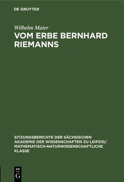 Cover Vom Erbe Bernhard Riemanns (eBook, PDF)
