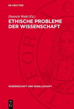 Cover Ethische Probleme der Wissenschaft (eBook, PDF)