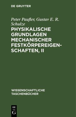 Cover Physikalische Grundlagen mechanischer Festkörpereigenschaften, II (eBook, PDF)