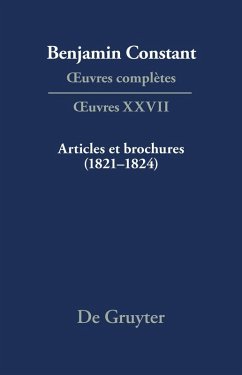Cover Articles et brochures (1821-1824) (eBook, PDF)