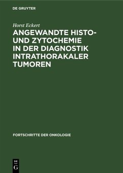 Cover Angewandte Histo- und Zytochemie in der Diagnostik intrathorakaler Tumoren (eBook, PDF)