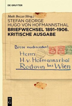 Cover Briefwechsel 1891-1906. Kritische Ausgabe (eBook, PDF)