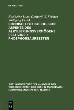 Cover Chemisch-toxikologische Aspekte des Alkylierungsvermögens pestizider Phosphorsäureester (eBook, PDF)
