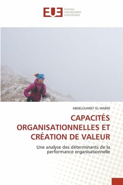 Cover CAPACITÉS ORGANISATIONNELLES ET CRÉATION DE VALEUR