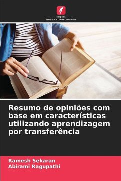 Cover Resumo de opiniões com base em características utilizando aprendizagem por transferência