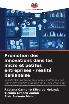 Cover Promotion des innovations dans les micro et petites entreprises - réalité bahianaise