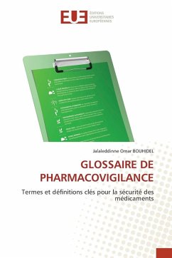 Cover GLOSSAIRE DE PHARMACOVIGILANCE