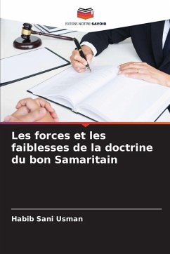 Cover Les forces et les faiblesses de la doctrine du bon Samaritain