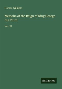 Cover Memoirs of the Reign of King George the Third