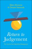 Return to Judgement (eBook, ePUB)