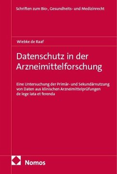 Cover Datenschutz in der Arzneimittelforschung