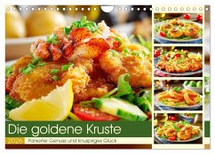 Die goldene Kruste. Panierter Genuss und knuspriges Glück (Wandkalender 2026 DIN A4 quer), CALVENDO Monatskalender