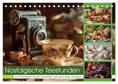 Cover Nostalgische Teestunden (Tischkalender 2026 DIN A5 quer), CALVENDO Monatskalender