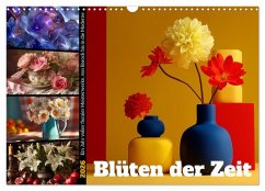 Cover Blüten der Zeit (Wandkalender 2026 DIN A3 quer), CALVENDO Monatskalender