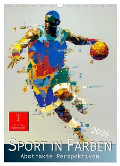 Cover Sport in Farben (Wandkalender 2026 DIN A3 hoch), CALVENDO Monatskalender