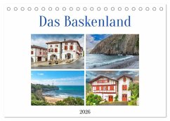 Das Baskenland (Tischkalender 2026 DIN A5 quer), CALVENDO Monatskalender