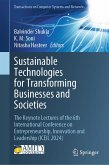 Sustainable Technologies for Transforming Businesses and Societies (eBook, PDF)