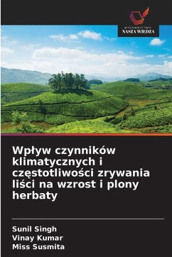 Cover Wp¿yw czynników klimatycznych i cz¿stotliwo¿ci zrywania li¿ci na wzrost i plony herbaty