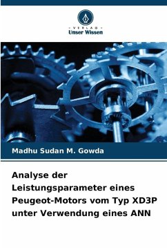 Cover Analyse der Leistungsparameter eines Peugeot-Motors vom Typ XD3P unter Verwendung eines ANN