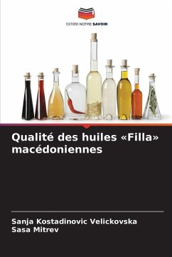 Cover Qualité des huiles 'Filla' macédoniennes
